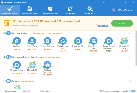 Wise Disk Cleaner 2019 Free Download Latest Version