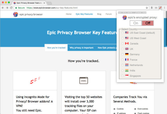 Epic Privacy Browser 71.0